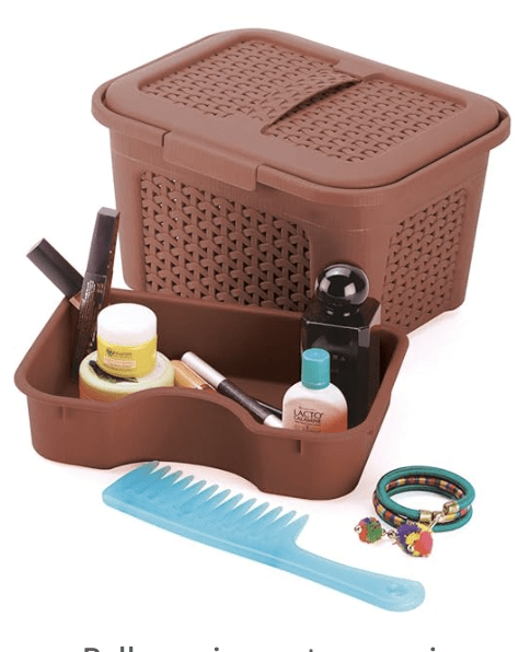 Multi Purpose Medicine Storage Box with Detachable Tray & Handle for Home Camping Travel kit Storage Box - Image 3